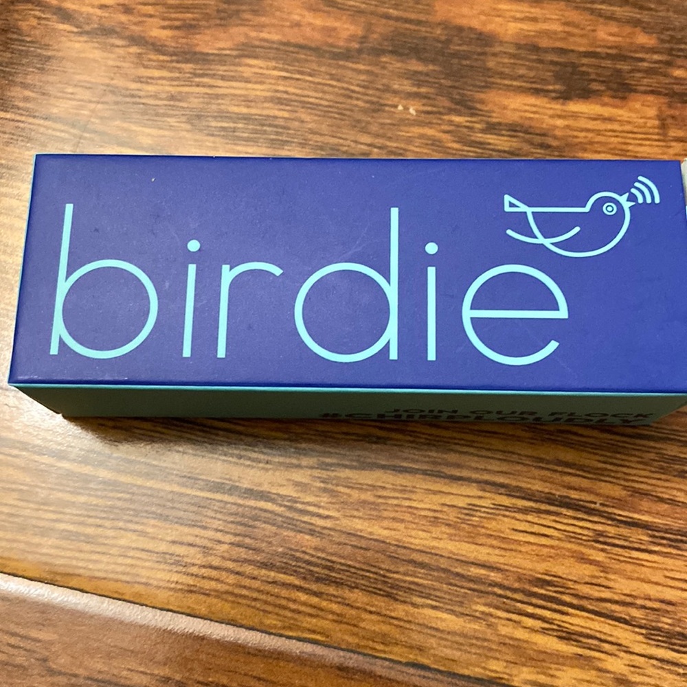 New coral birdie personal alarm on keychain